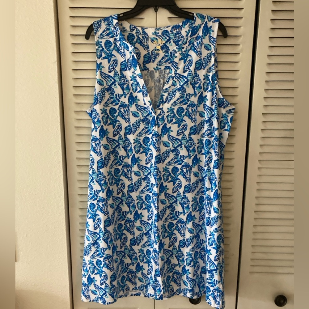 Lilly Pulitzer Dev Dress Shell Collector NWOT!!